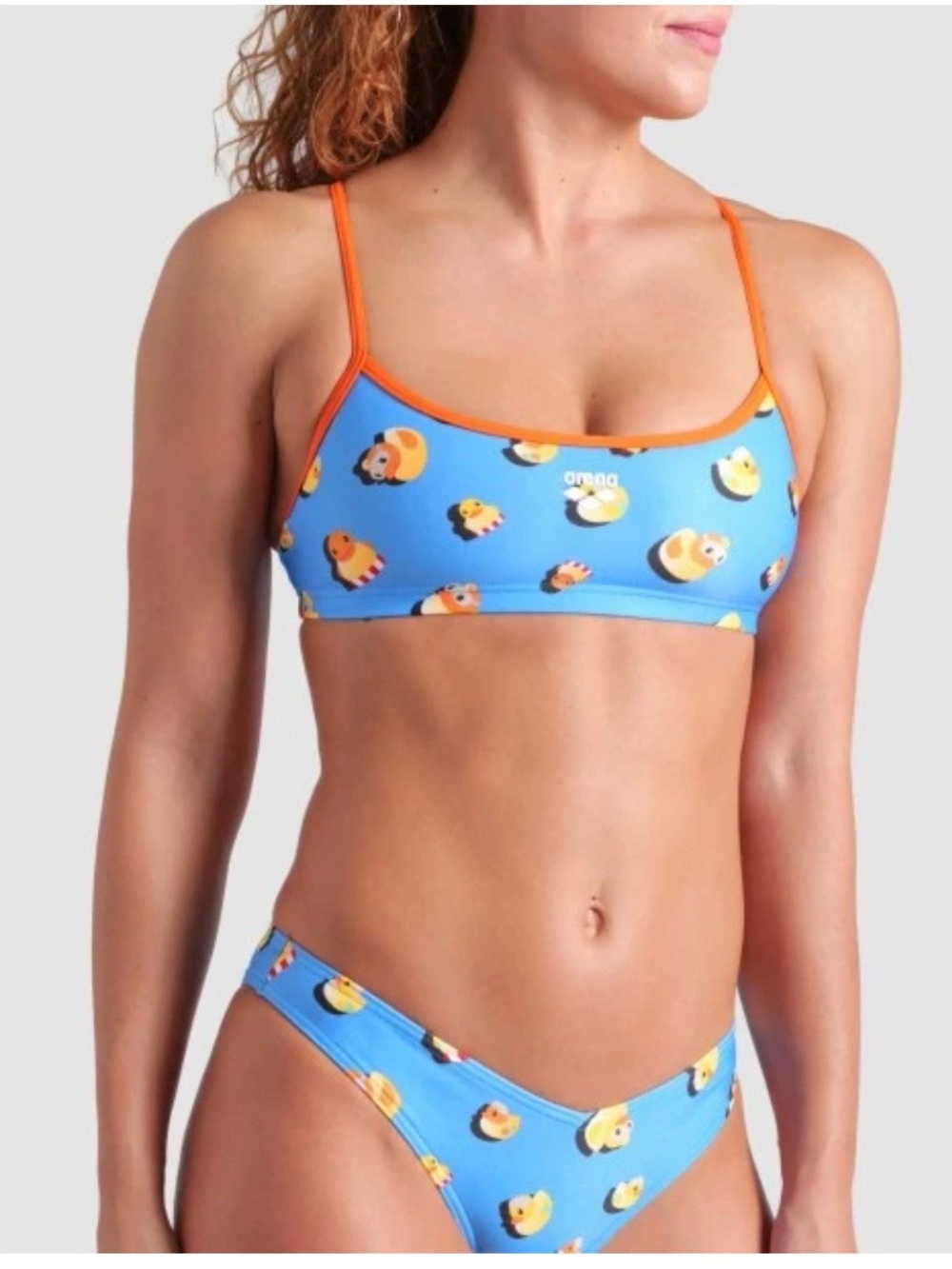 Arena DUCKS BIKINI top and bottom 2 pcs set BANDEAU SEASONAL DROP